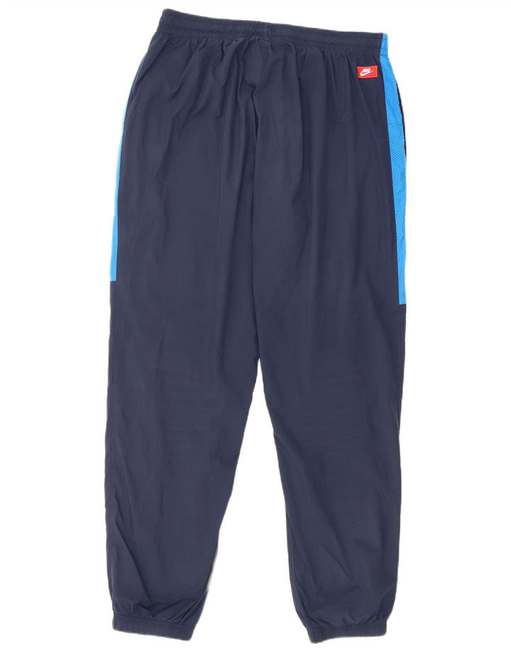 Męskie spodnie dresowe Nike Joggers XL Granatowy poliester z blokami kolorów