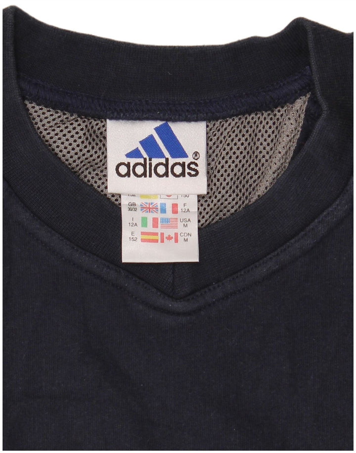 Bluza chłopięca Adidas 11-12 lat, granatowa, bawełniana