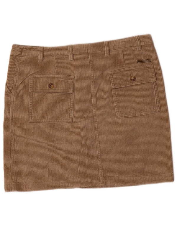 Damska spódnica sztruksowa Sergio Tacchini IT 44 Medium W34 Beżowa bawełna