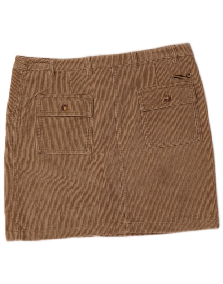 Damska spódnica sztruksowa Sergio Tacchini IT 44 Medium W34 Beżowa bawełna