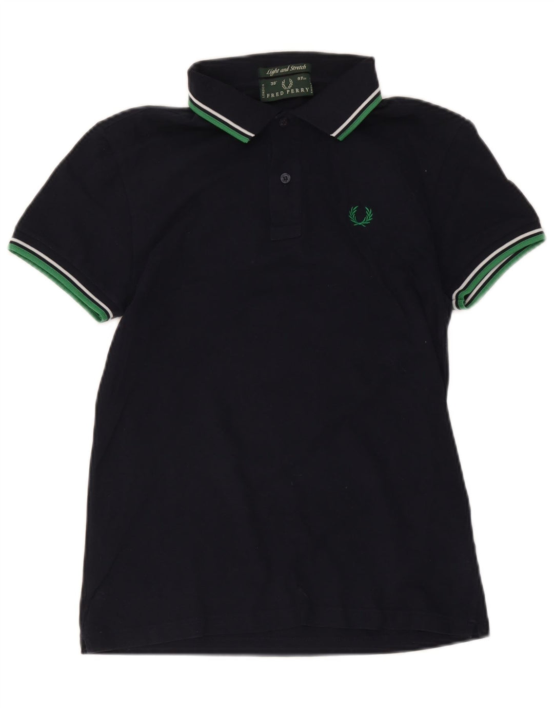 Męska koszulka polo Fred Perry, mała, bawełniana w granatowe paski