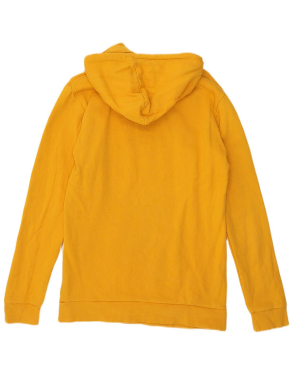 Męska bluza z kapturem Adidas Graphic, mała, żółta, bawełniana