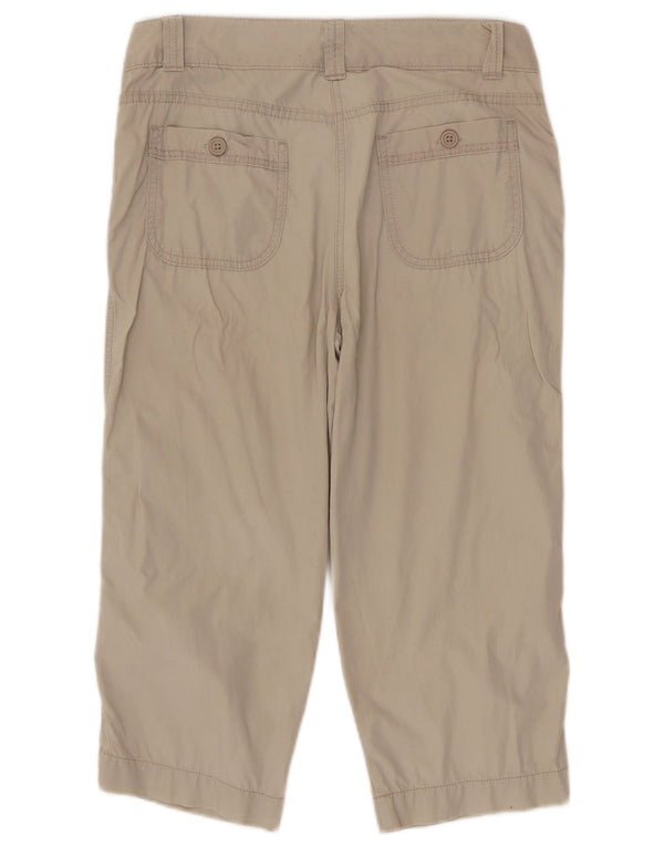 Spodnie Marks & Spencer Damskie Straight Capri UK 10 Small W30 L20 Beżowe