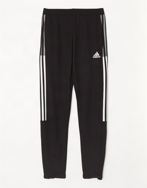 Męskie spodnie dresowe Adidas Aeroready, średni czarny poliester
