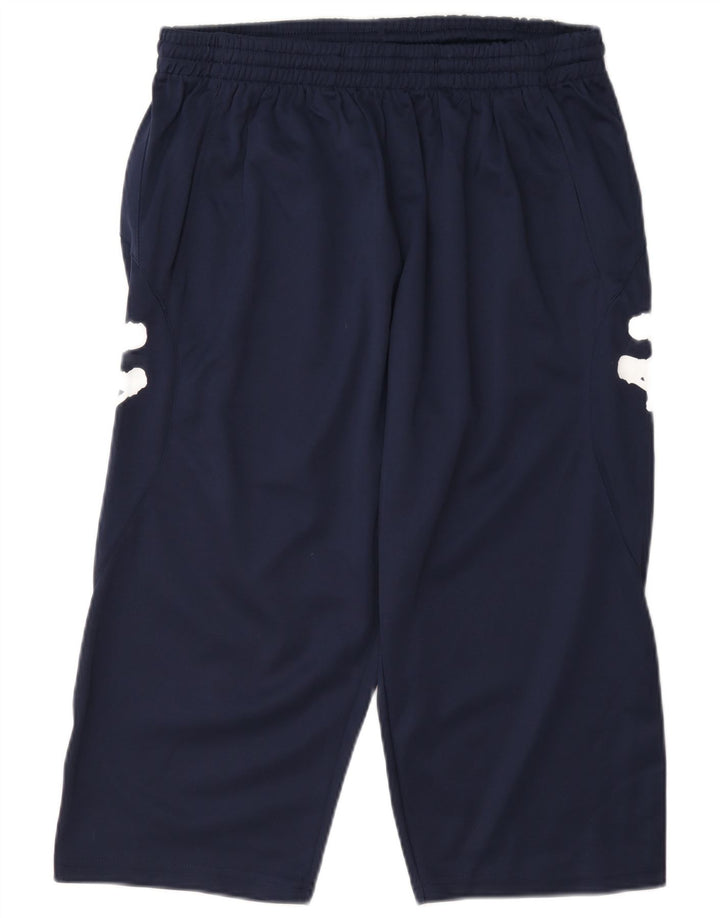 Męskie spodenki sportowe Kappa Graphic Bermudy XL granatowe, poliestrowe
