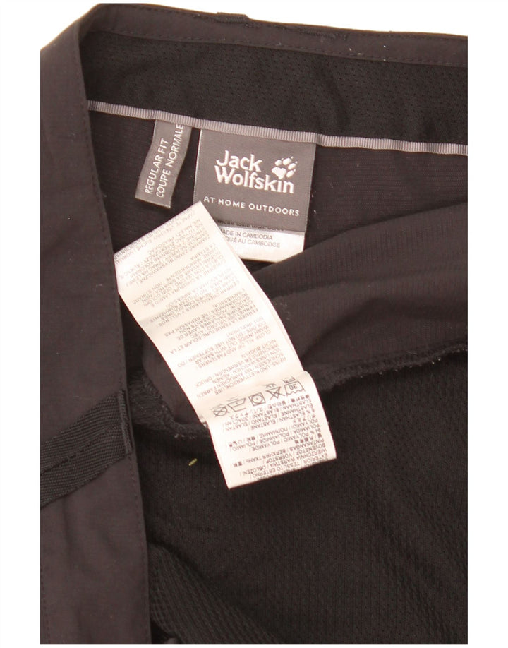 Męskie spodenki cargo Jack Wolfskin UK 46 XL W40 Czarny poliamid