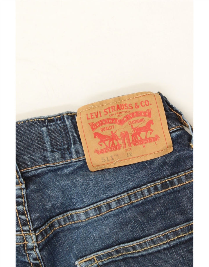 LEVI'S Boys 511 Slim Jeans 11-12 Years W20 L26 Blue Cotton Vintage Levi's and Second-Hand Levi's from Messina Hembry 