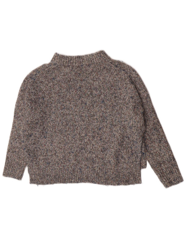 Cos Damski sweter o swobodnym kroju z golfem UK 6 XS, szary nakrapiany