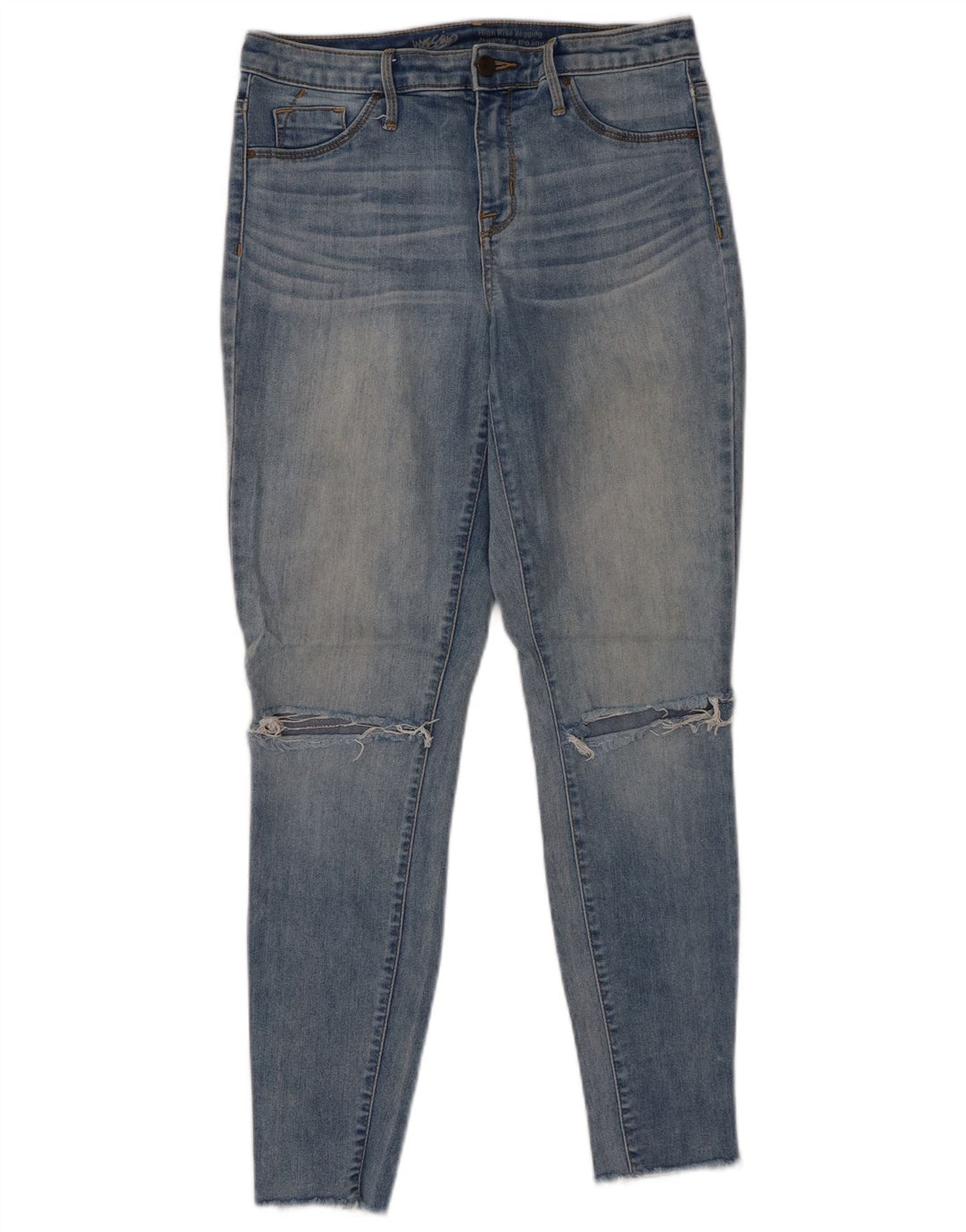 Damskie jeansy Jeggings MOSSIMO z wysokim stanem i wysokim stanem W28 L28 Niebieskie
