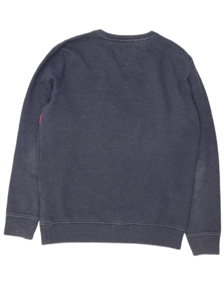 Męska bluza z grafiką Tommy Hilfiger w kolorze średniego granatu