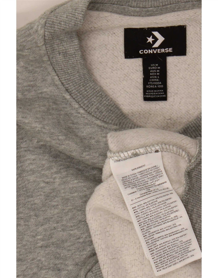 Męska bluza Converse Peanuts Graphic, średnioszara, bawełniana