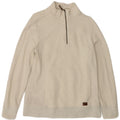 Damska bluza oversize z zamkiem błyskawicznym L.L.Bean UK 10 Small White