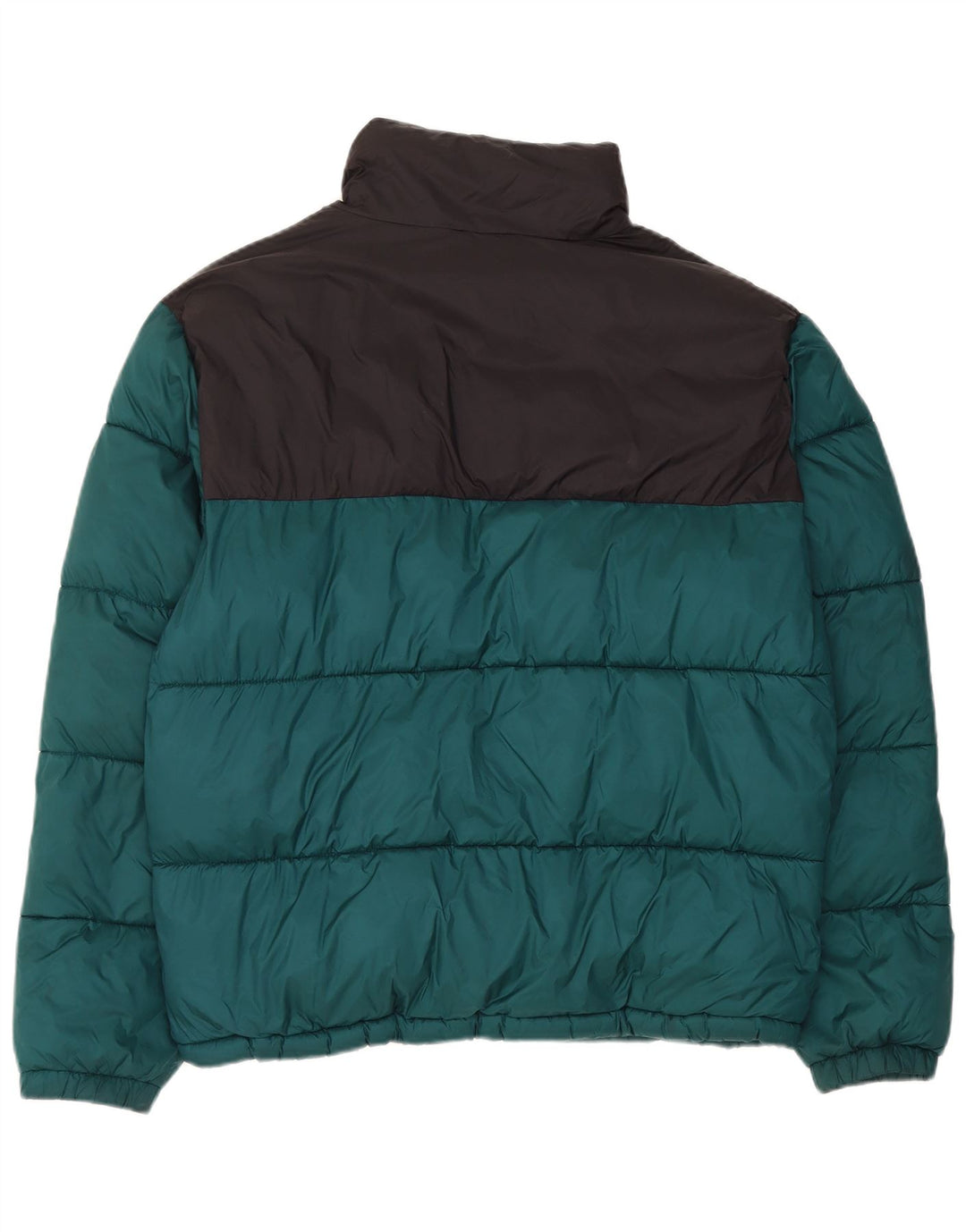 Ellesse Mens Padded Jacket UK 38 Medium Blue Colourblock Nylon