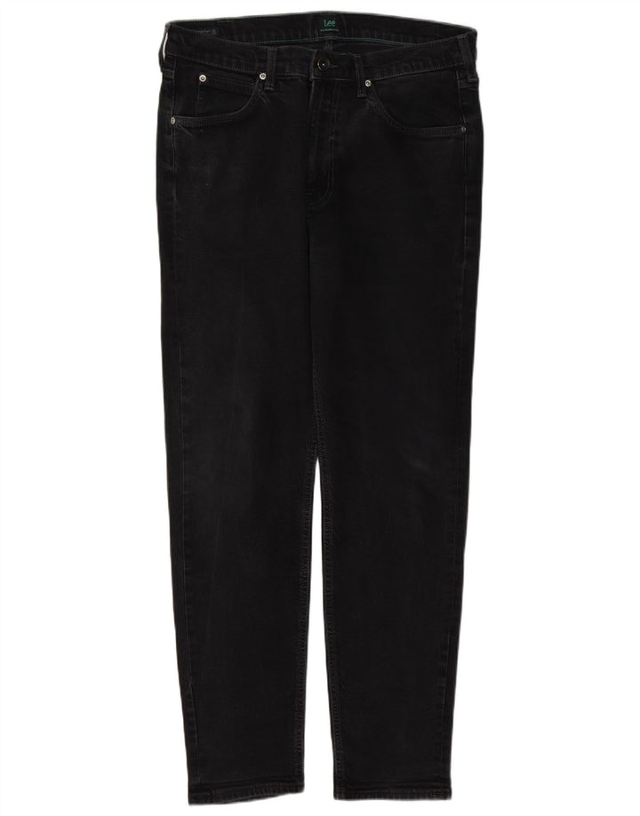 Męskie jeansy Lee Austin Tapered W34 L32, czarne, bawełniane