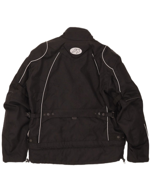 Męska kurtka wyścigowa Scotchlite 3M UK 42 XL, czarna, poliestrowa