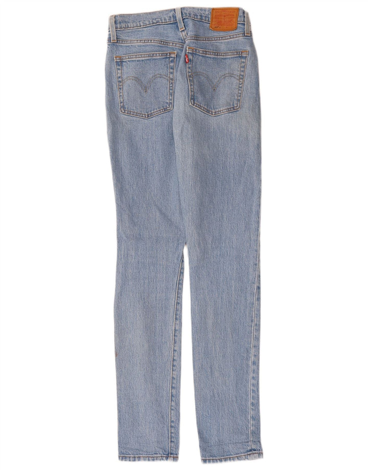 Damskie jeansy Levi's 501 Slim W25 L32 Niebieskie bawełniane