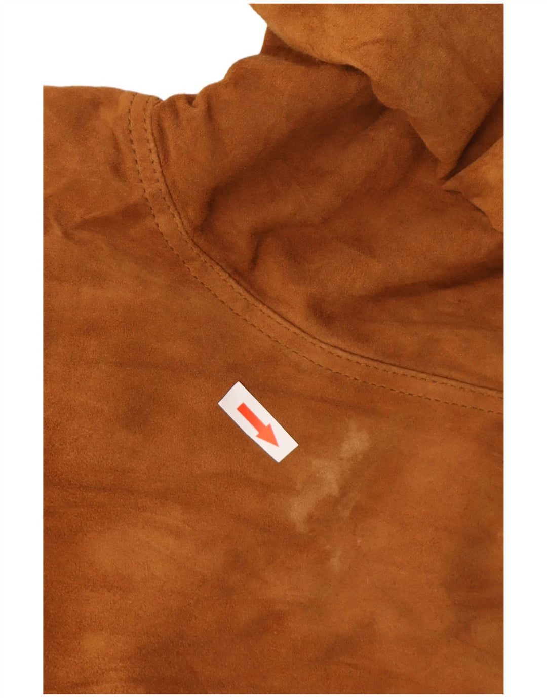 Męska zamszowa kurtka bomber w stylu vintage IT 56 3XL Brązowy zamsz