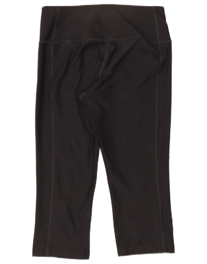 Damskie legginsy Nike Dri Fit Capri UK 6 XS, czarny poliester