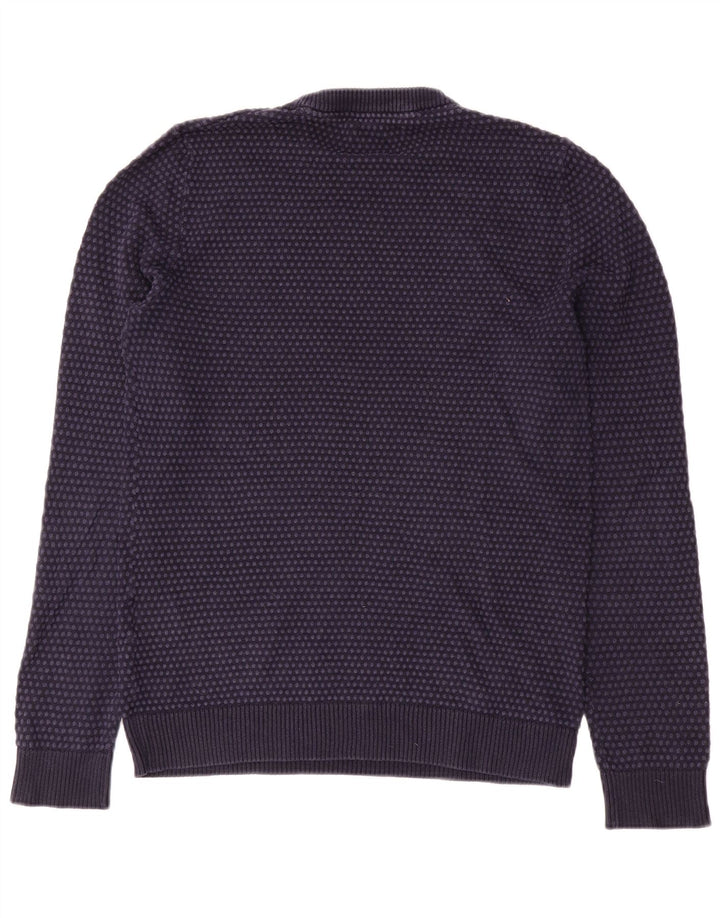 Męski sweter Jack & Jones z okrągłym dekoltem, średni granatowy, bawełniany