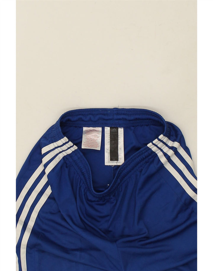 ADIDAS Boys Aeroready Sport Shorts 13-14 Years Blue Polyester Vintage Adidas and Second-Hand Adidas from Messina Hembry 