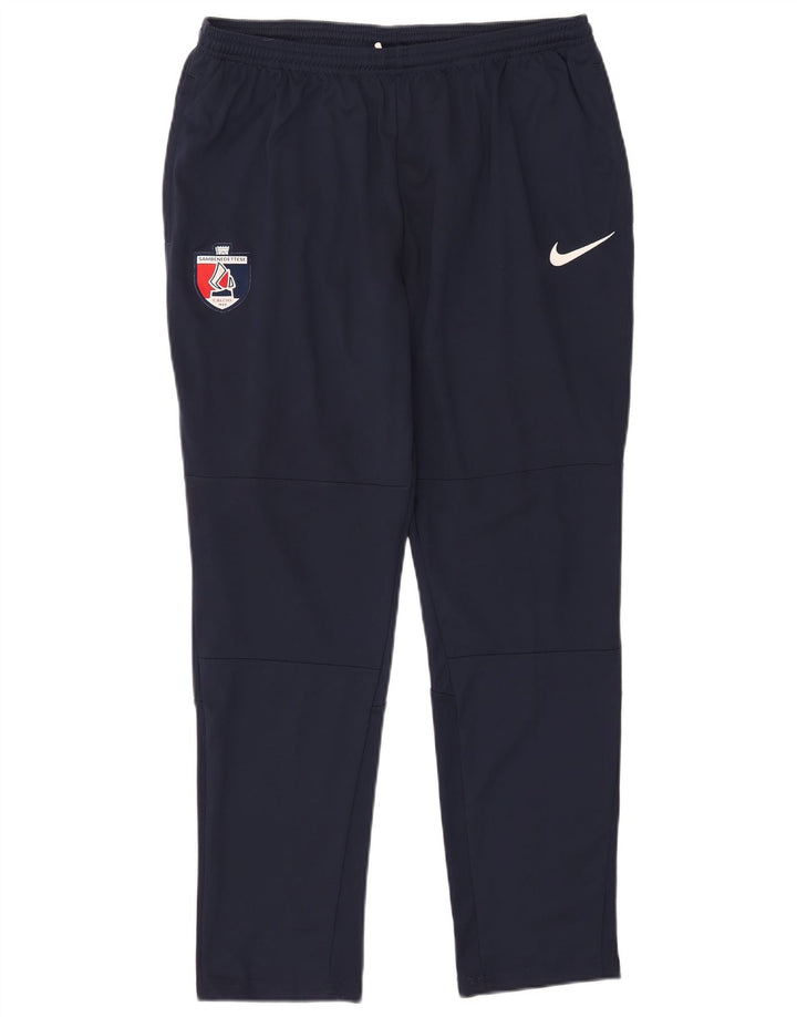 Męskie spodnie dresowe Nike Dri Fit Graphic XL, granatowe, poliestrowe