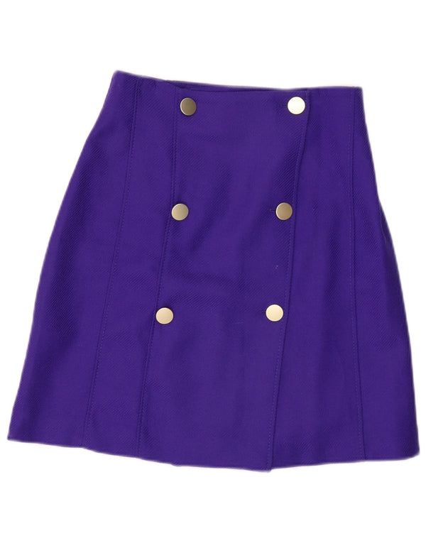 Spódnica damska Massimo Dutti o linii A EU 38 Small W28 Fioletowa wiskoza