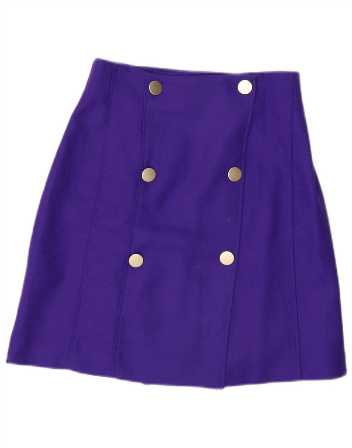 Spódnica damska Massimo Dutti o linii A EU 38 Small W28 Fioletowa wiskoza
