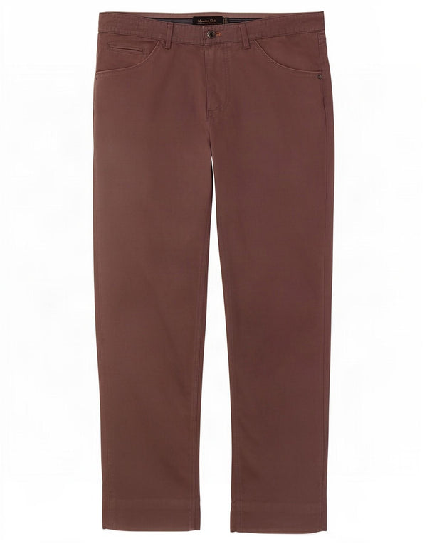 Męskie proste spodnie Massimo Dutti EU 42 Large W32 L31 brązowe