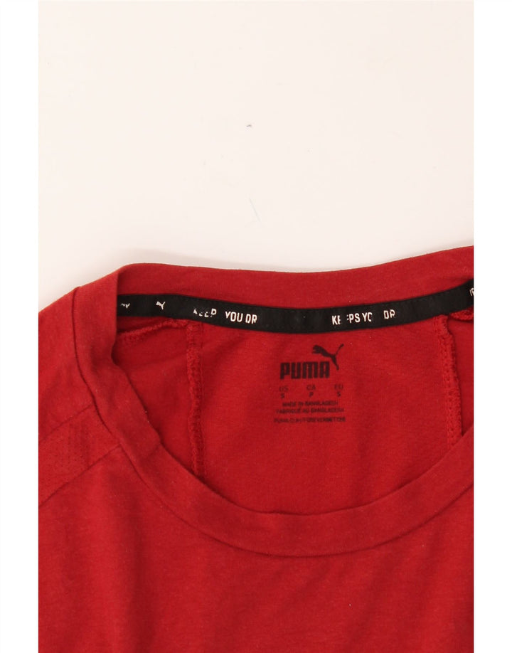 PUMA Mens T-Shirt Top Small Red Vintage Puma and Second-Hand Puma from Messina Hembry 