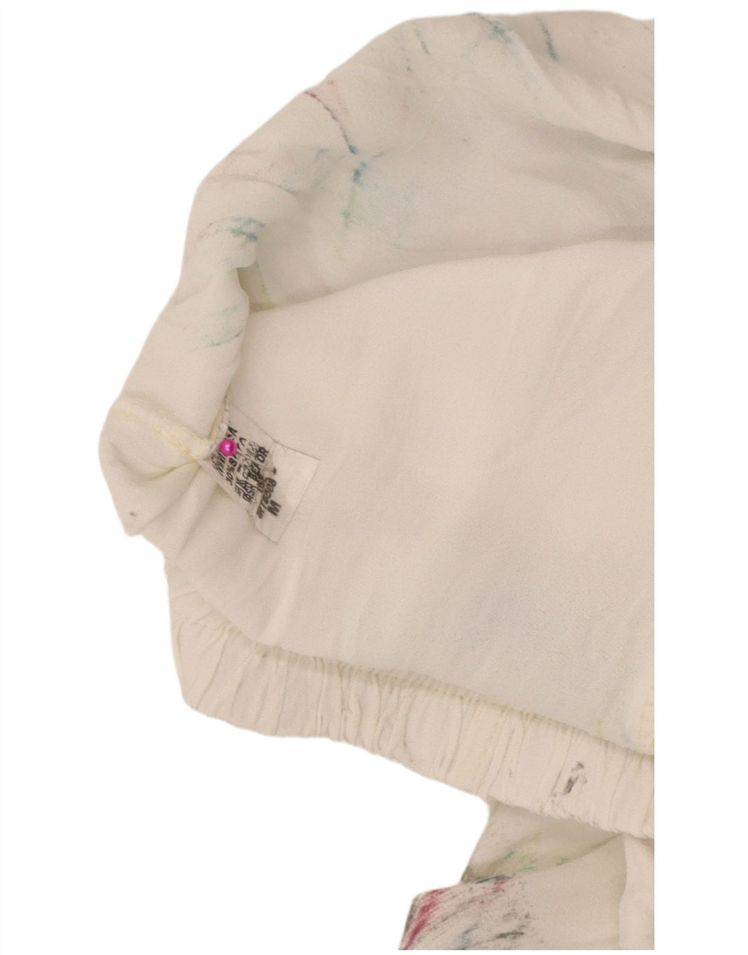 Damskie spodnie haremowe w stylu vintage, średnie W28 L29, wiskoza White Tie Dye