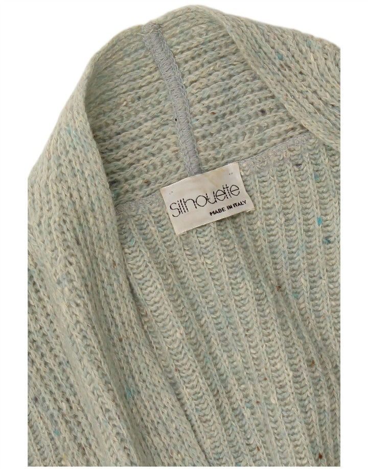 Damski sweter poncho Silhouette, jeden rozmiar, zielony