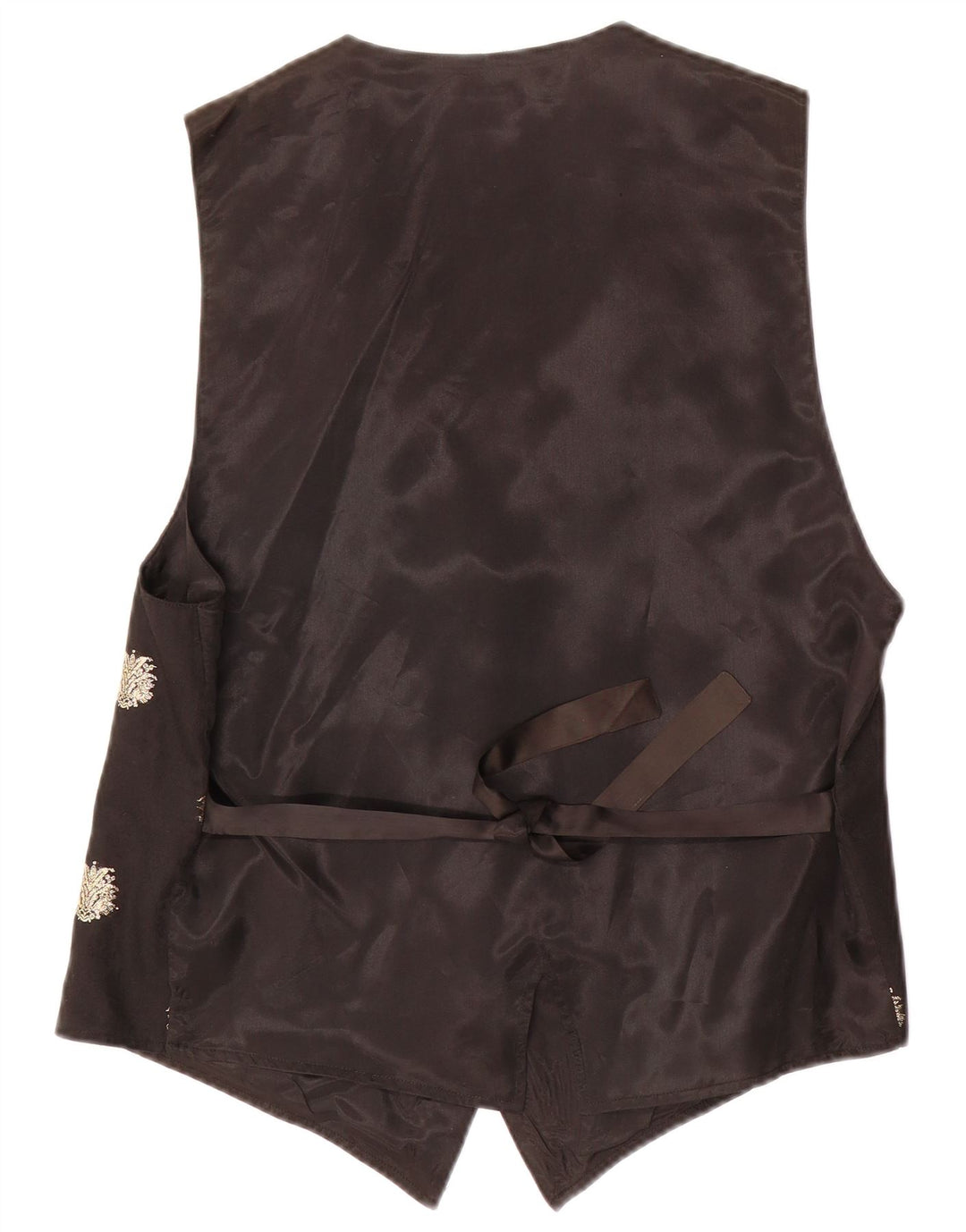 Kamizelka damska TRU EU 40, średni czarny kwiatowy octan