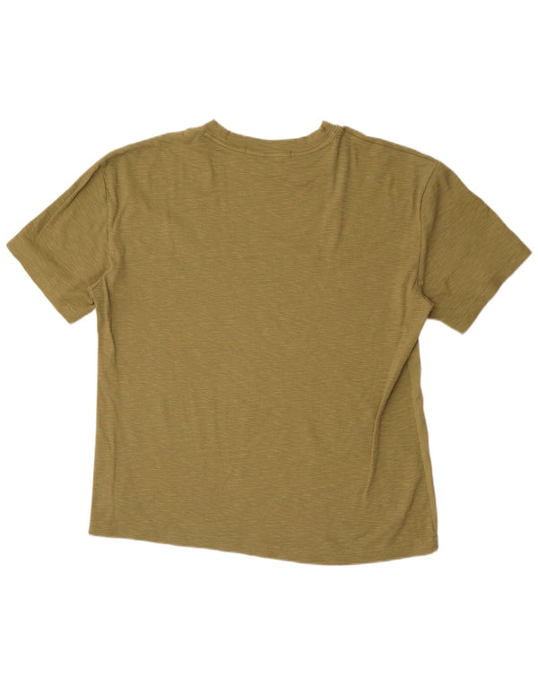 T-shirt męski Calvin Klein Top, średni khaki, blok kolorów
