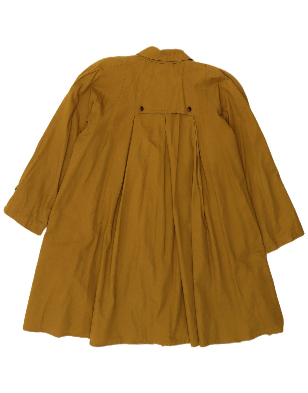 VINTAGE damski płaszcz oversize UK 10 mały octan khaki