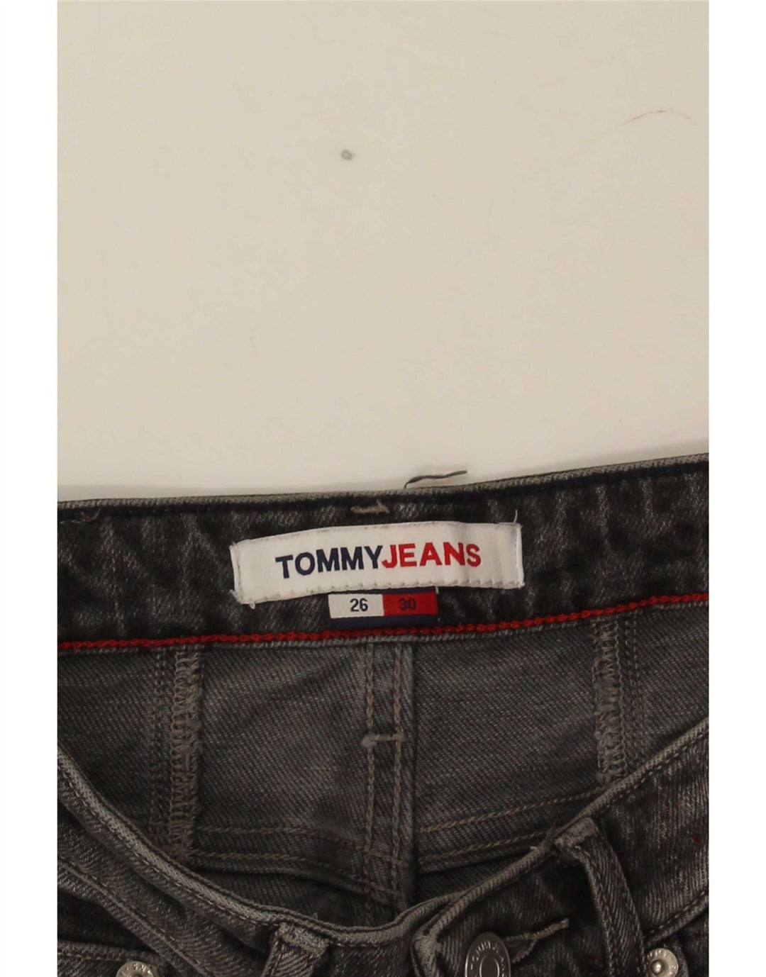 Damskie jeansy zwężane Tommy Hilfiger W26 L25 szare