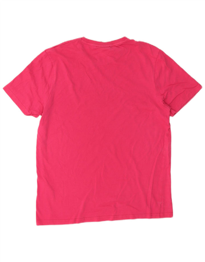T-shirt męski Lyle & Scott, duży, różowy, bawełniany