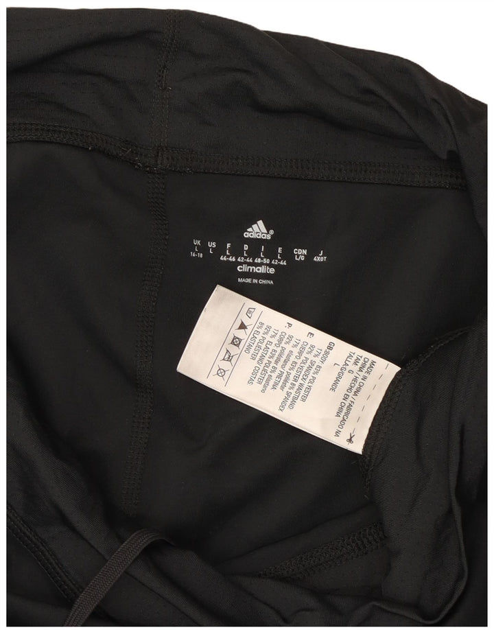 Damskie legginsy Adidas Climalite Capri UK 16/18, duże, szare, poliestrowe