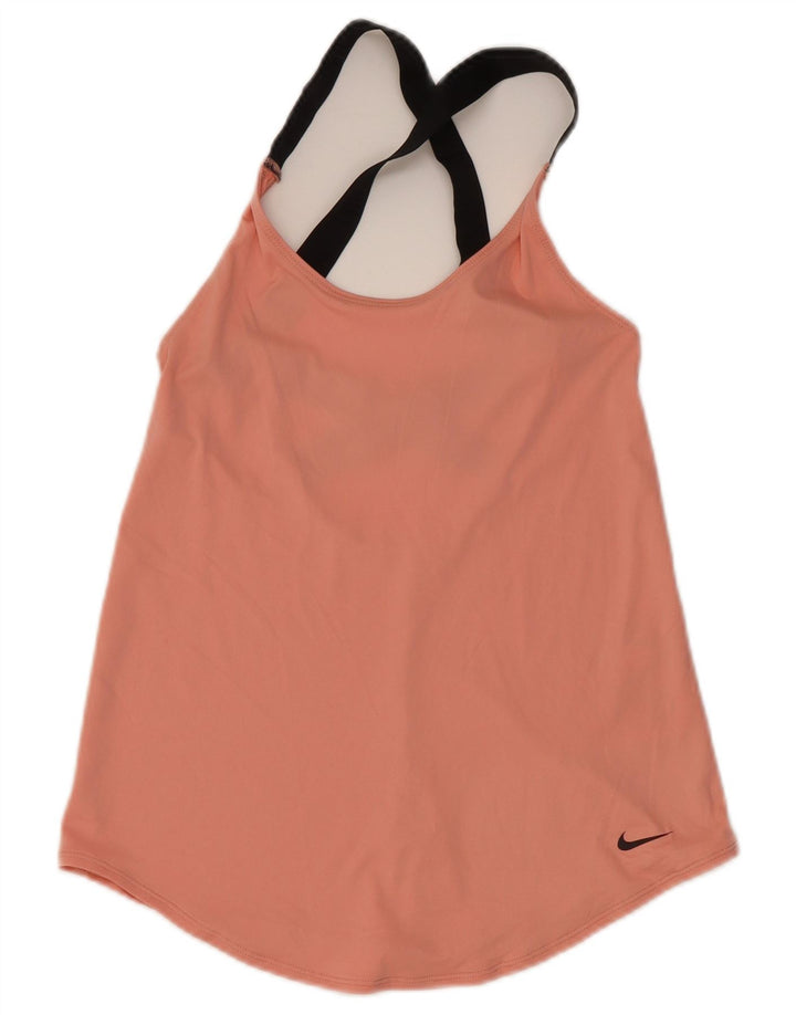Damska kamizelka Nike Dri Fit Top UK 4 XS Różowy poliester