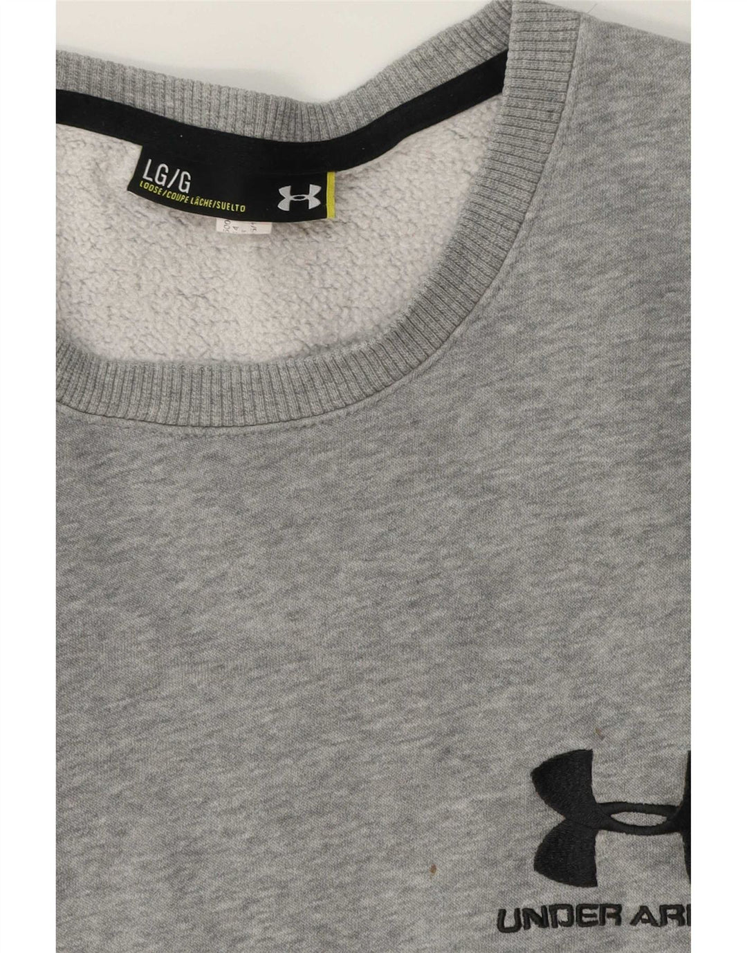Męska bluza z grafiką Under Armour, duża, szara, nakrapiana