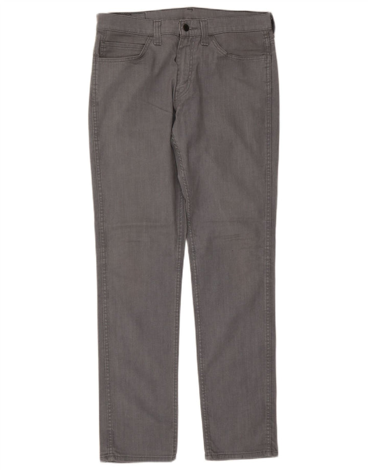 Męskie jeansy Levi's 511 Slim W34 L34 Szara bawełna