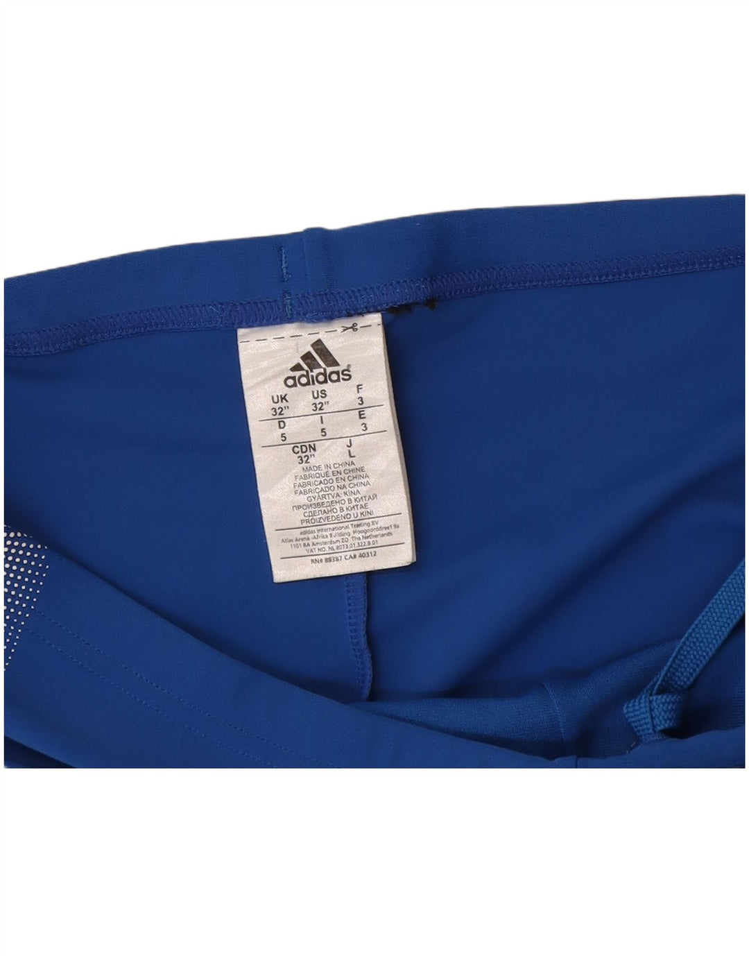 Męskie spodenki kąpielowe Adidas Graphic, średni niebieski nylon