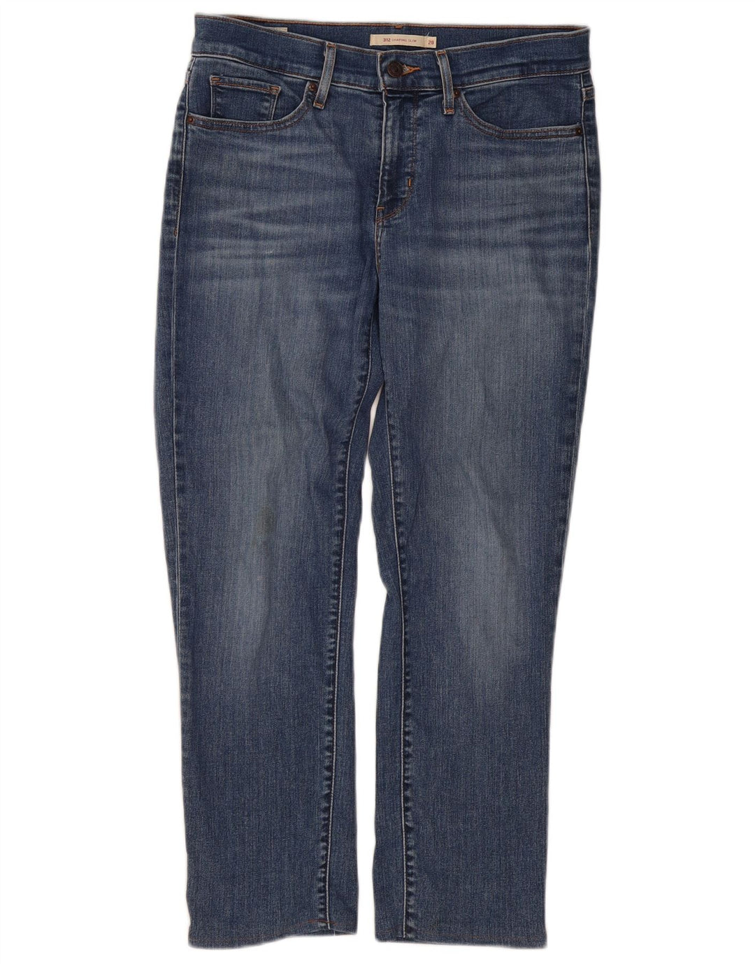 Damskie jeansy Levi's 312 Shaping W28 L26 Niebieska bawełna
