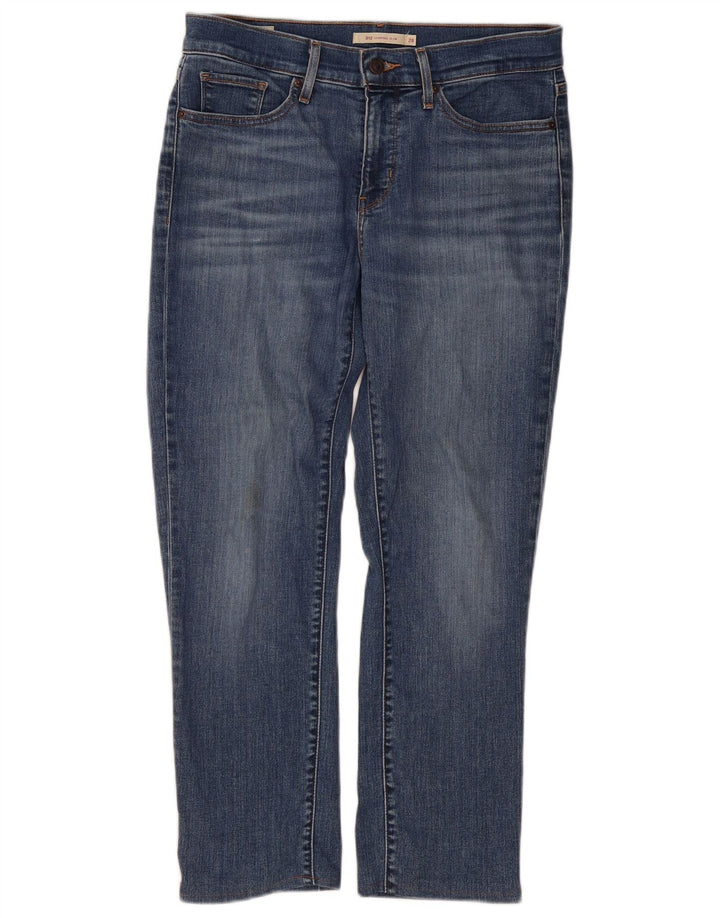 Damskie jeansy Levi's 312 Shaping W28 L26 Niebieska bawełna