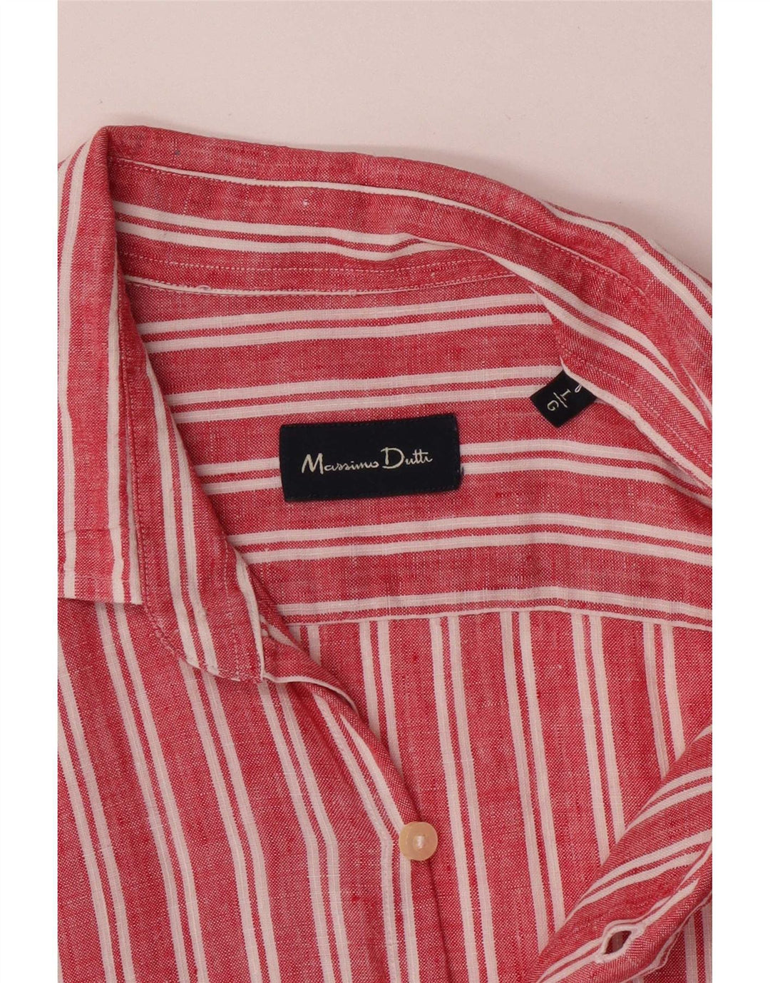Koszula męska Massimo Dutti w duże czerwone paski