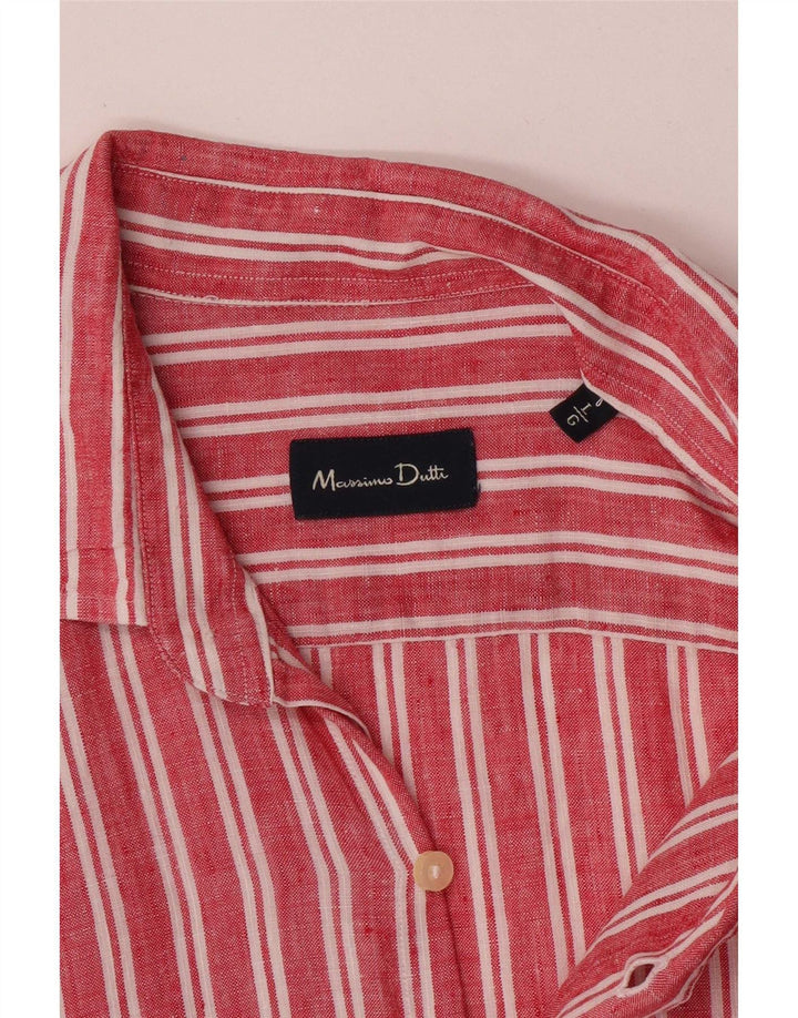 Koszula męska Massimo Dutti w duże czerwone paski