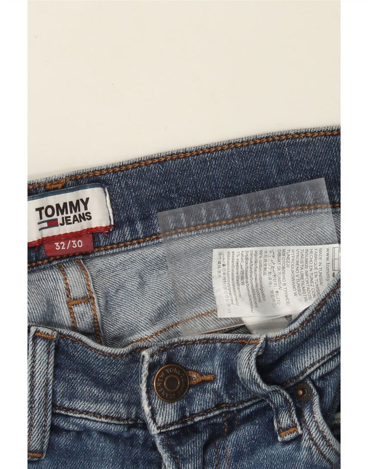 Męskie jeansy Bootcut TOMMY HILFIGER W32 L30 Niebieskie, bawełniane