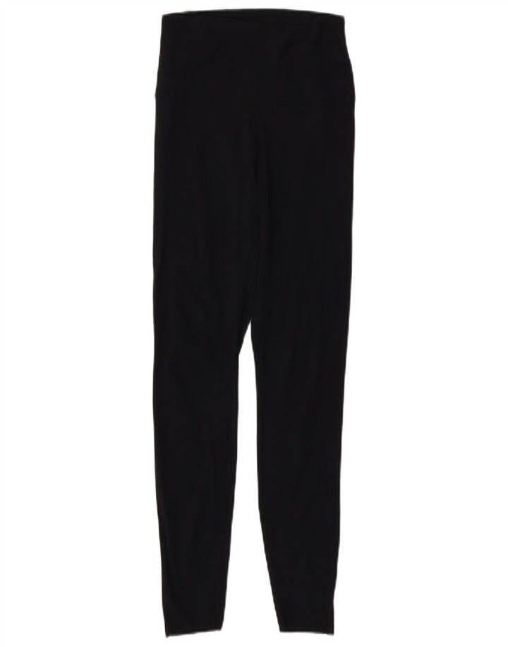 Damskie legginsy NIKE Dri Fit UK 8, małe, z czarnego nylonu