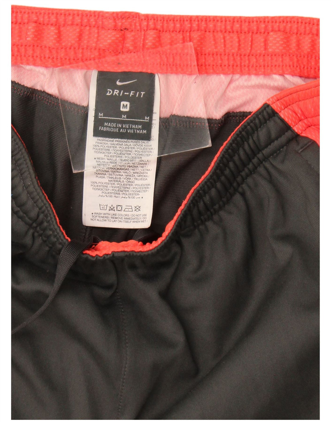 Męskie spodnie dresowe Nike Dri Fit, poliester w kolorze średniej szarości