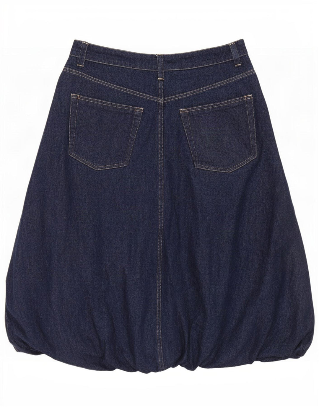 Spódnica jeansowa damska Zara, duża, W30, granatowa, bawełniana