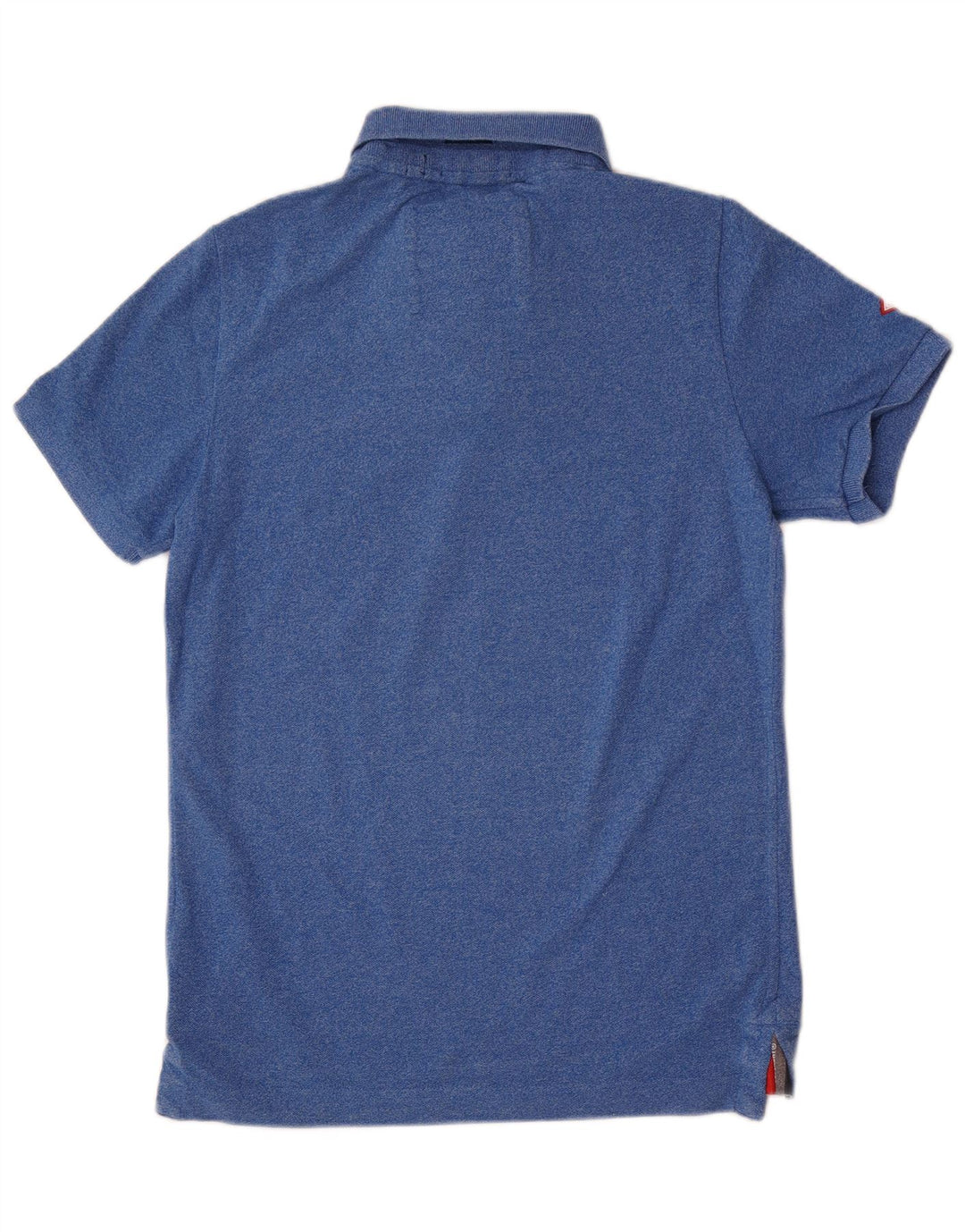 Męska koszulka polo Superdry, duża niebieska, bawełniana, klasyczna